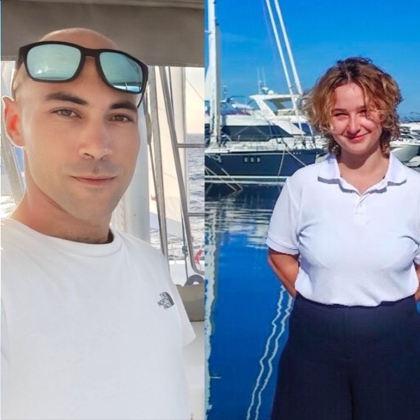 Captain and Chef/Mate: Fedeerico and Camille